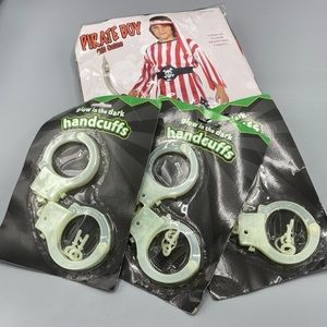 RG Costume Pirate Handcuffs Halloween Cosplay Outfit Sets New in Package